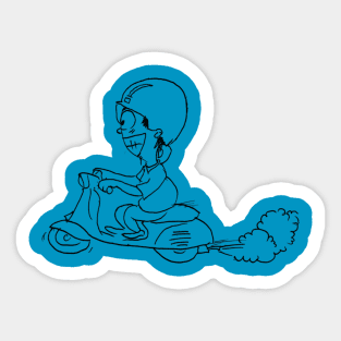 vespa lover Sticker